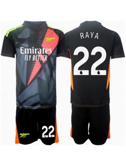 Arsenal David Raya #22 Målvakt Replika Tredje Kläder Barn 2024-25 Kortärmad (+ byxor)